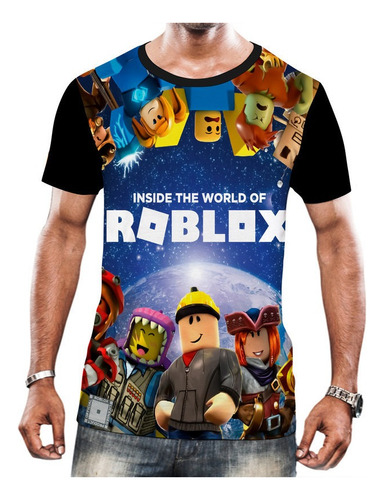 Camiseta Camisa Masculina Roblox Jogo Mmorpg Game Alta Hd 2